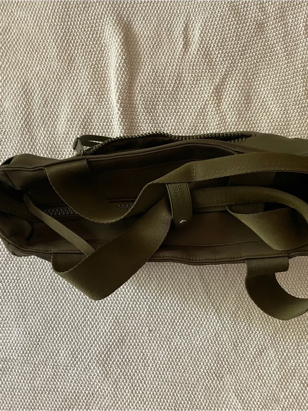 DAGNE DOVER Dark Moss tote/Diaper Bag